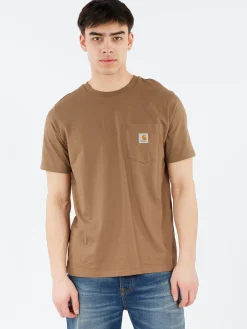 Carhartt Wip - S/S Pocket T-Shirt in Coconut