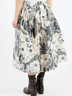 Casey Casey - Double Rideau Skirt in Grey