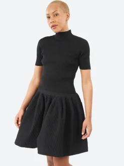 CFCL - Portrait Short Sleeve Top in Black