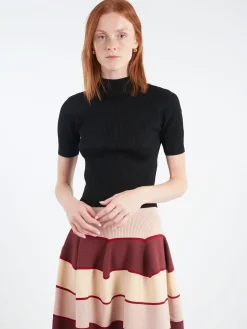 CFCL - Portrait Top in Black