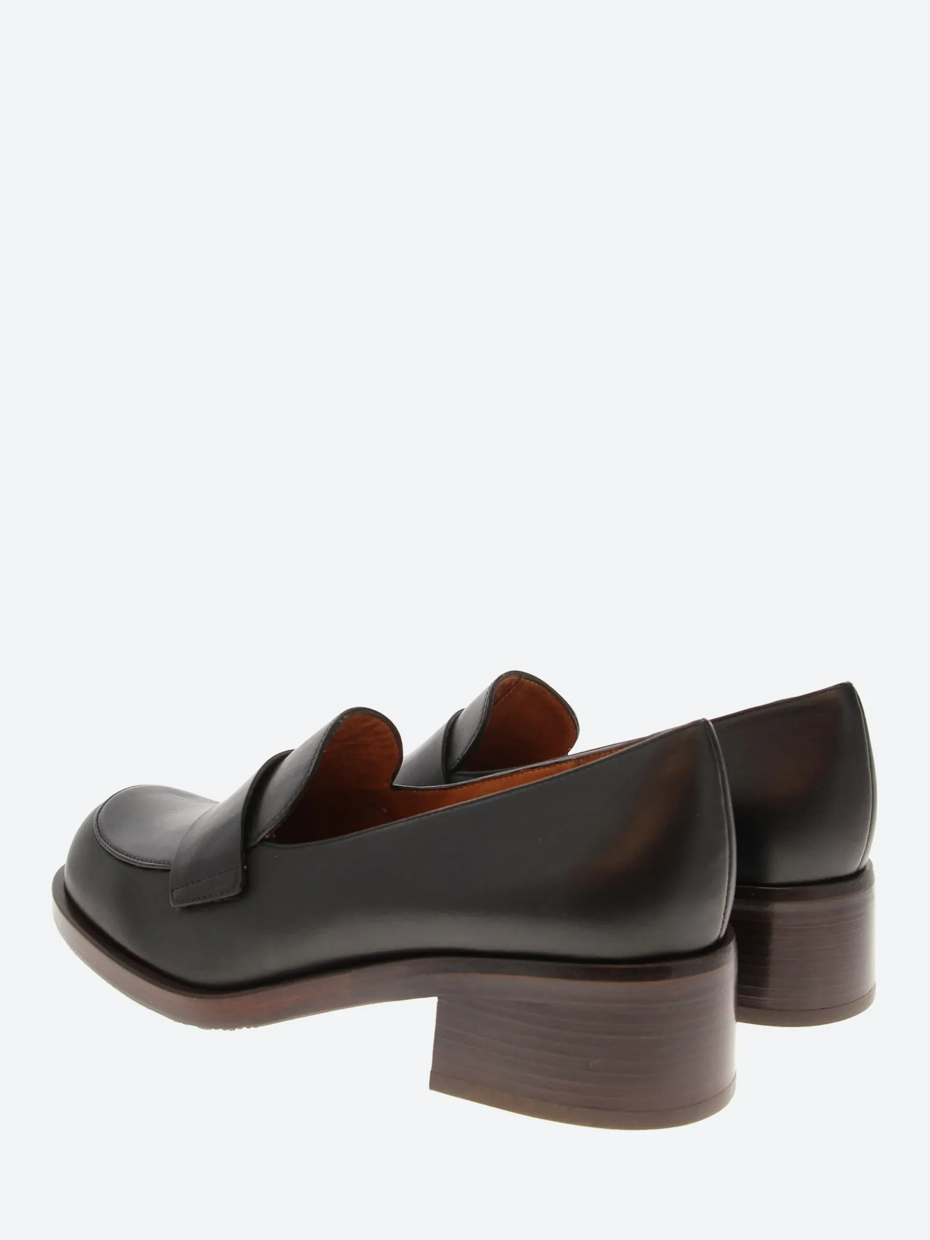 Chie Mihara - Tussan Loafers in Black Troka