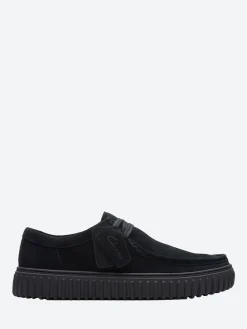 Clarks - Torhill Lo in Black Suede