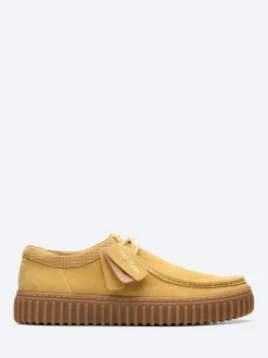 Clarks - Torhill Lo in Golden Tan Suede