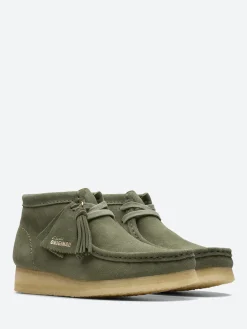 Clarks Originals - Wallabee Boot in Khaki and Green