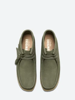 Clarks Originals - Wallabee Boot in Khaki and Green