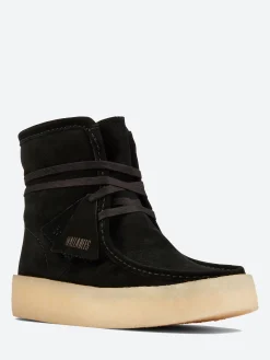 Clarks Originals - Wallabee Cup Hi in Black Suede