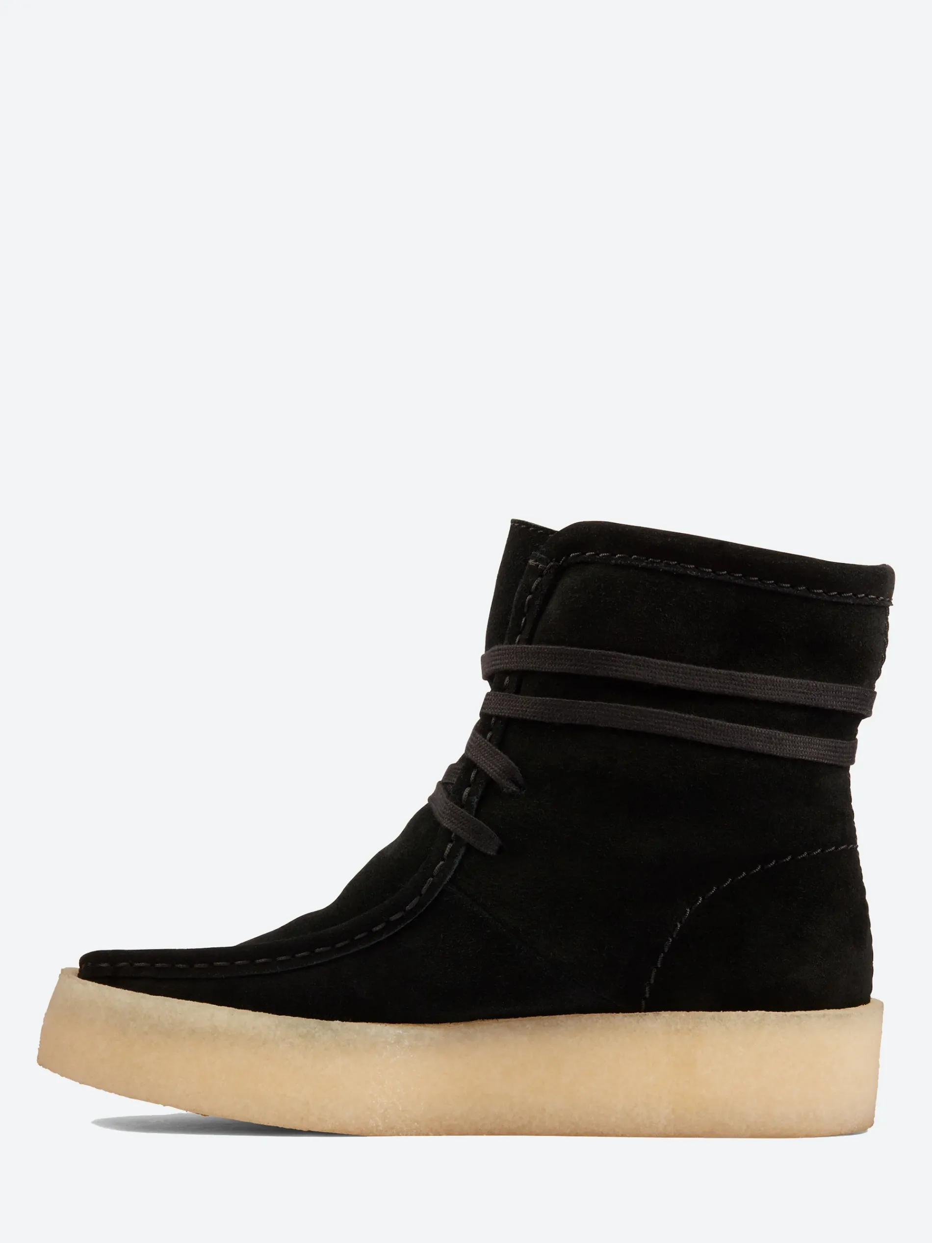 Clarks Originals - Wallabee Cup Hi in Black Suede