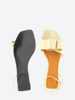 Coclico - Florance Sandal in Champagne Shimmer Suede