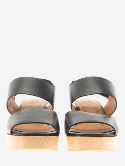Coclico - Mini Clog in Black Leather