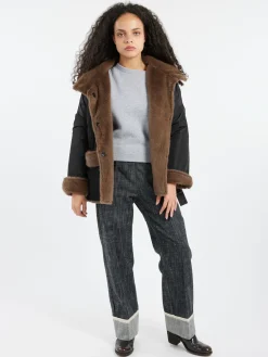 collection PRIVÉE? - RY8010 Jacket in Black and Brown