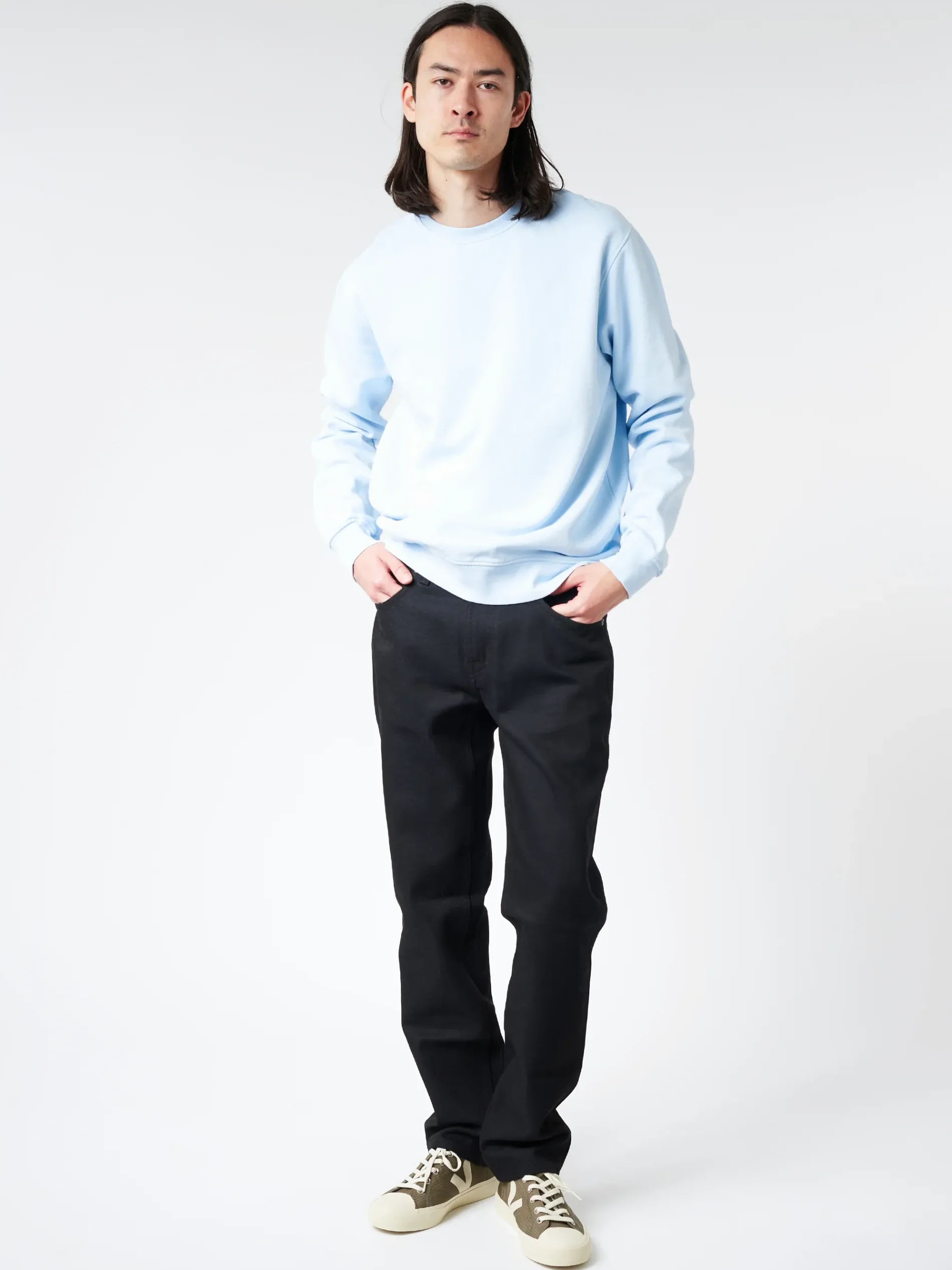 Colorful Standard - Classic Organic Crew in Polar Blue