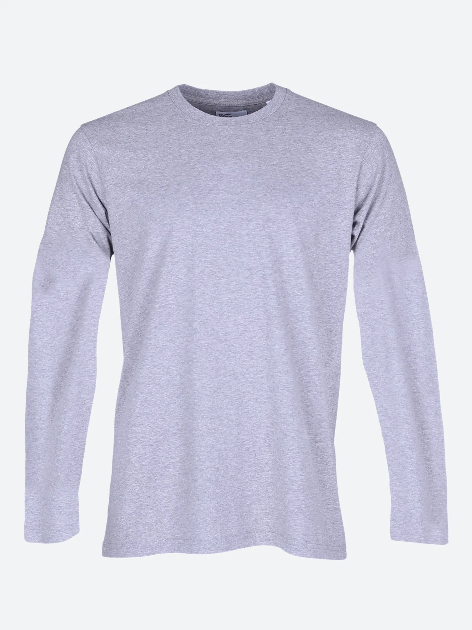 Colorful Standard - Classic Organic Long Sleeve Tee in Heather Grey