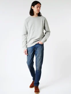 Colorful Standard - Classic Organic Crew in Heather Grey