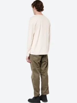 Colorful Standard - Classic Organic Long Sleeve Tee in Ivory White