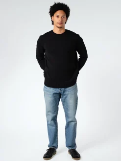 Colorful Standard - Merino Wool Crew in Deep Black
