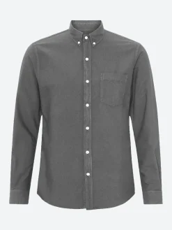Colorful Standard - Organic Button Down Shirt in Storm Grey