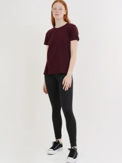 Colorful Standard - Women Light Organic Tee in Oxblood Red