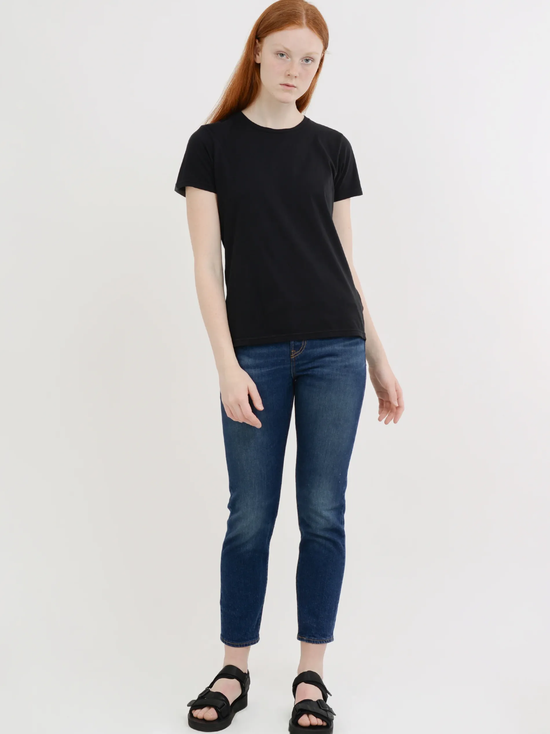 Colorful Standard - Women Light Organic Tee in Deep Black