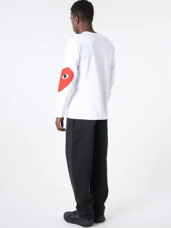 Comme des Garçons PLAY - T258 in White