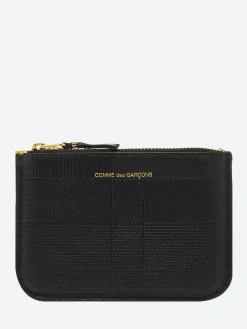 Comme des Garçons WALLET - SA8100LS Intersection Wallet in Black
