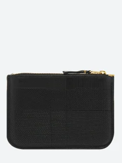Comme des Garçons WALLET - SA8100LS Intersection Wallet in Black