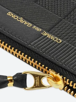 Comme des Garçons WALLET - SA8100LS Intersection Wallet in Black