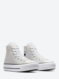 Converse - Women's Chuck Taylor All Star Lift Platform High Top in Grey and Black