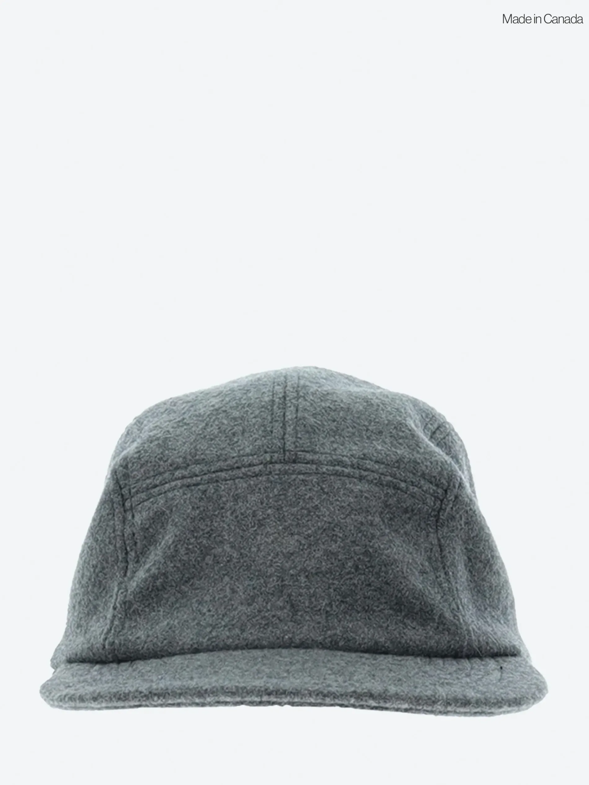 Crown Cap - Melton Cap in Light Grey