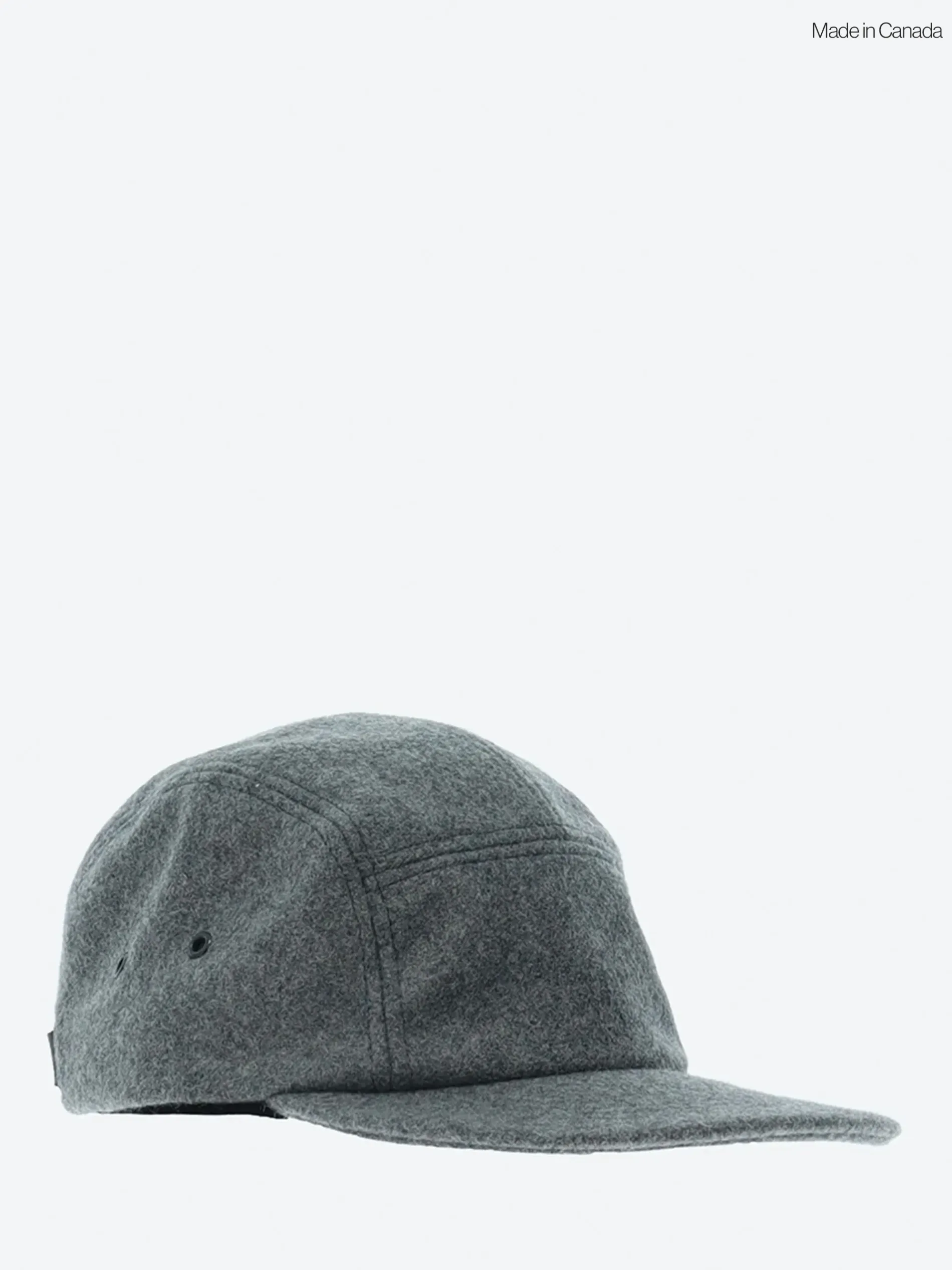 Crown Cap - Melton Cap in Light Grey