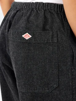 Danton - Denim Easy Pants in Black