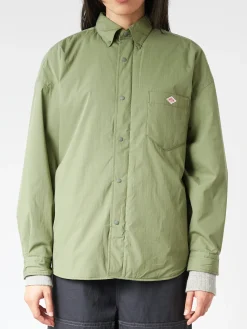 Danton - Hooded Shirt Jacket in Olive