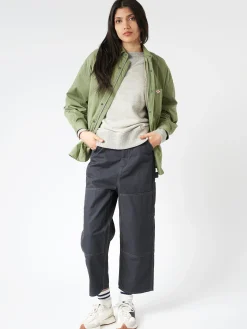 Danton - Hooded Shirt Jacket in Olive