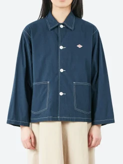 Danton - Horse Cloth Shirt Coveralls in Dark Navy