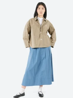 Danton - Horse Cloth Shirt Coveralls in Greige