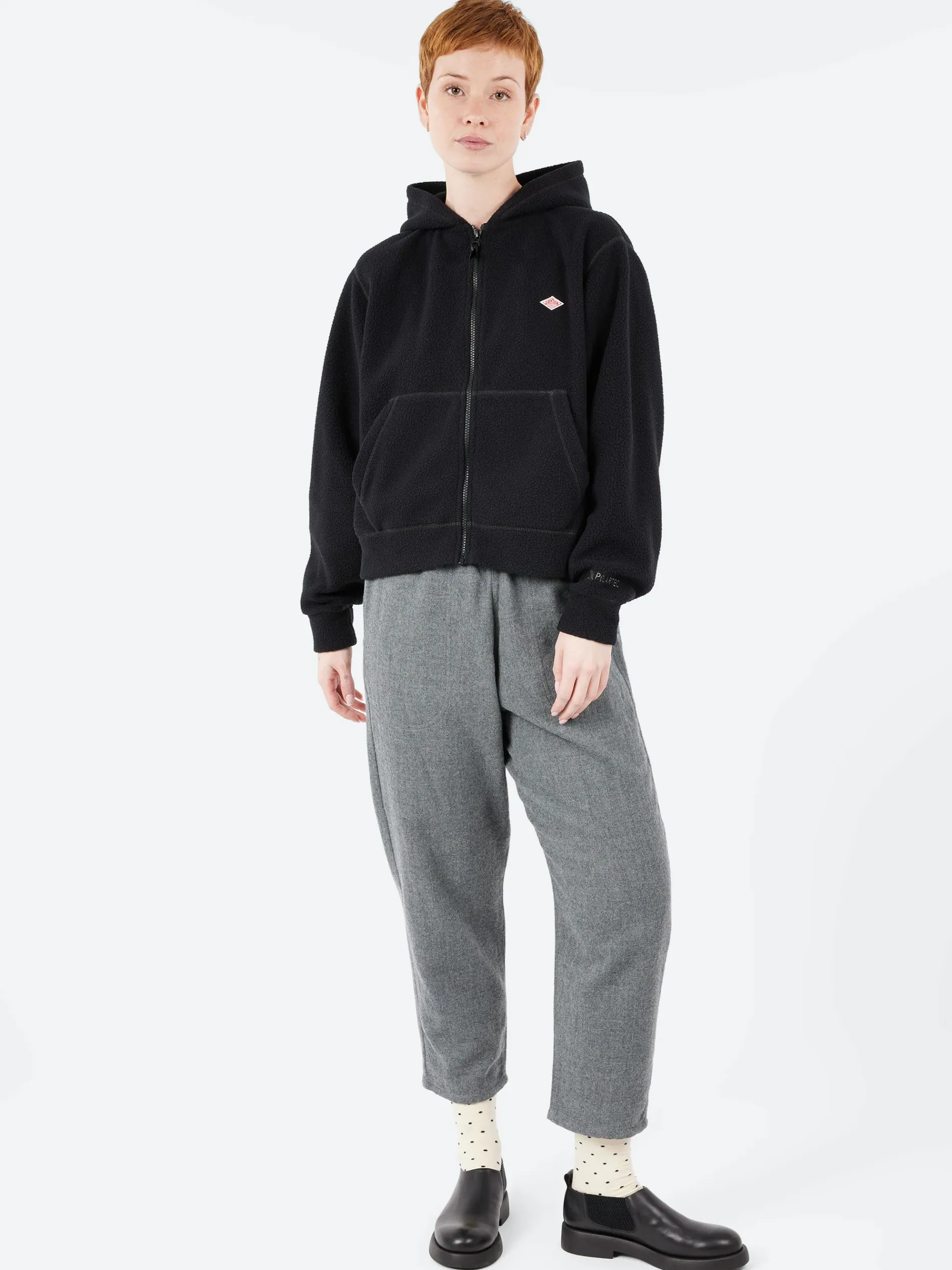 Danton - Polartec Thermal Pro Zip Hoodie in Black