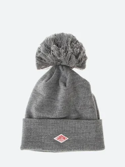 Danton - Pom Knit Cap in Charcoal