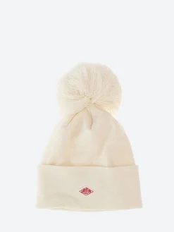 Danton - Pom Knit Cap in Off White
