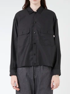 Danton - Shirt Short Jacket in Charcoal