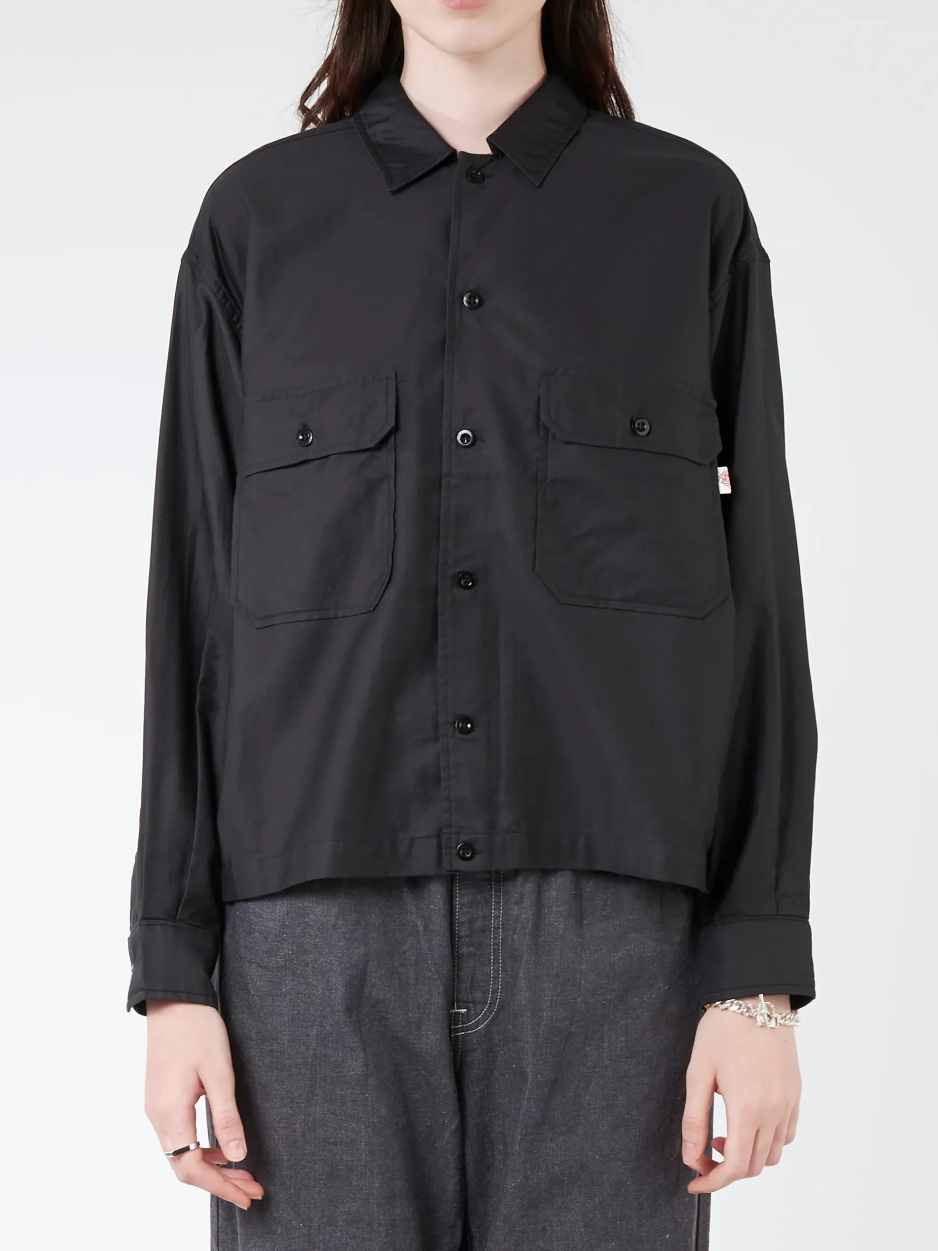 Danton - Shirt Short Jacket in Charcoal
