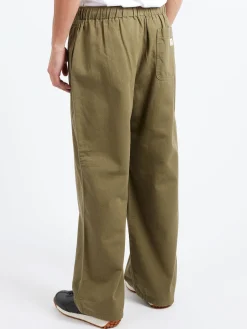 Danton - Wide Easy Pants in Olive