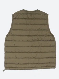 Danton - Women's Inner Down Crewneck Vest in Olive