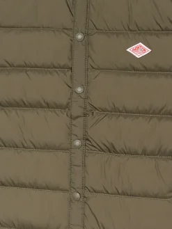 Danton - Women's Inner Down Crewneck Vest in Olive