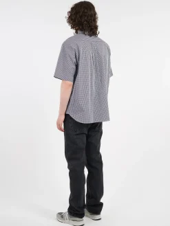Danton - Work Shirt in Black Gingham