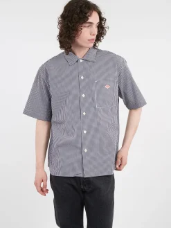 Danton - Work Shirt in Black Gingham