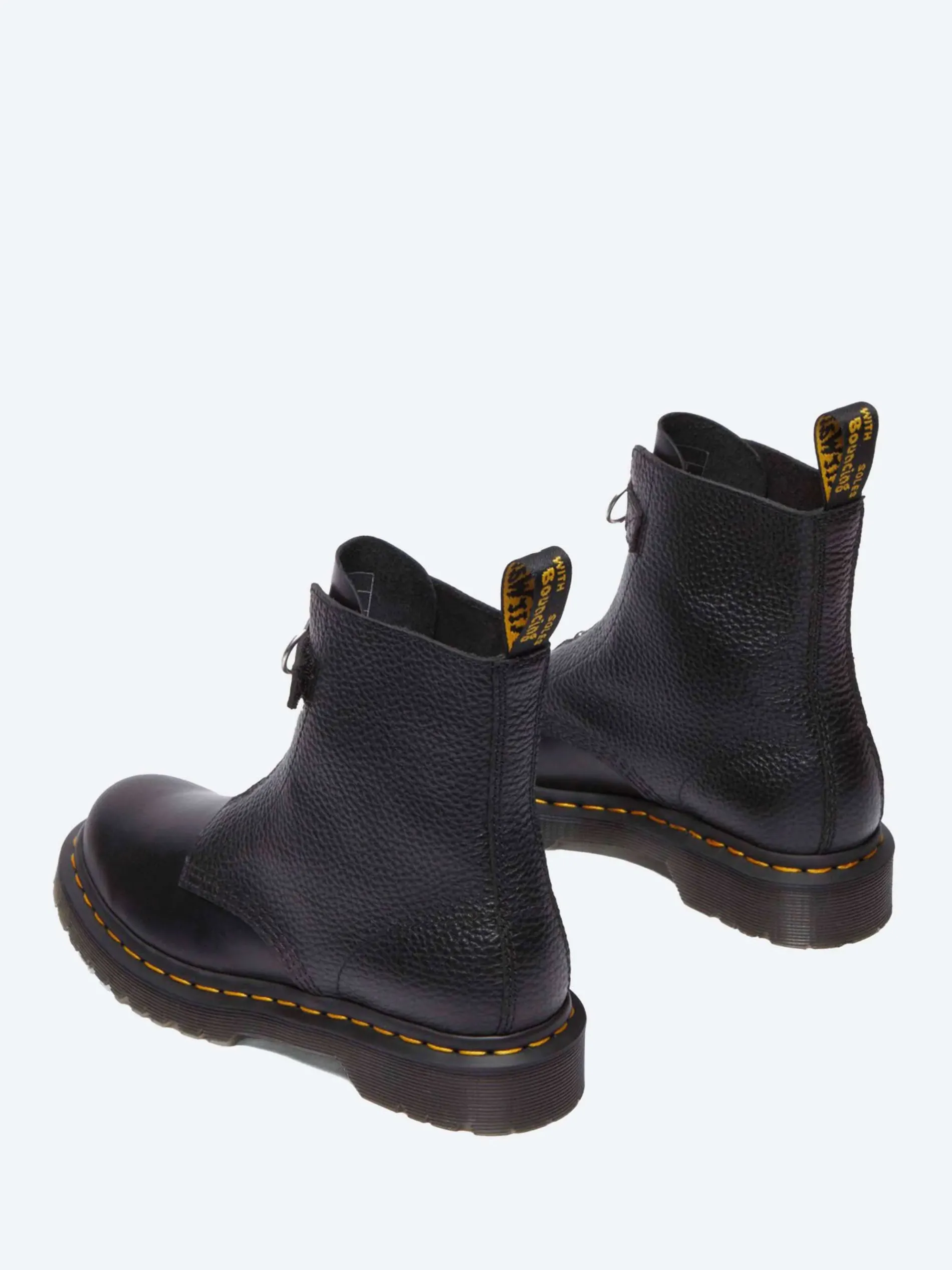 Dr. Martens - 1460 Pascal Front Zip Boots in Black Wanama