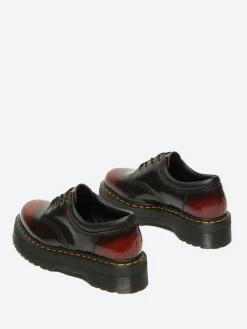 Dr. Martens - 8053 Quad Platform Shoes in Cherry Red Arcadia