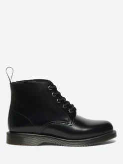Dr. Martens - Emmeline Lace Up Boots in Black Polished Smooth