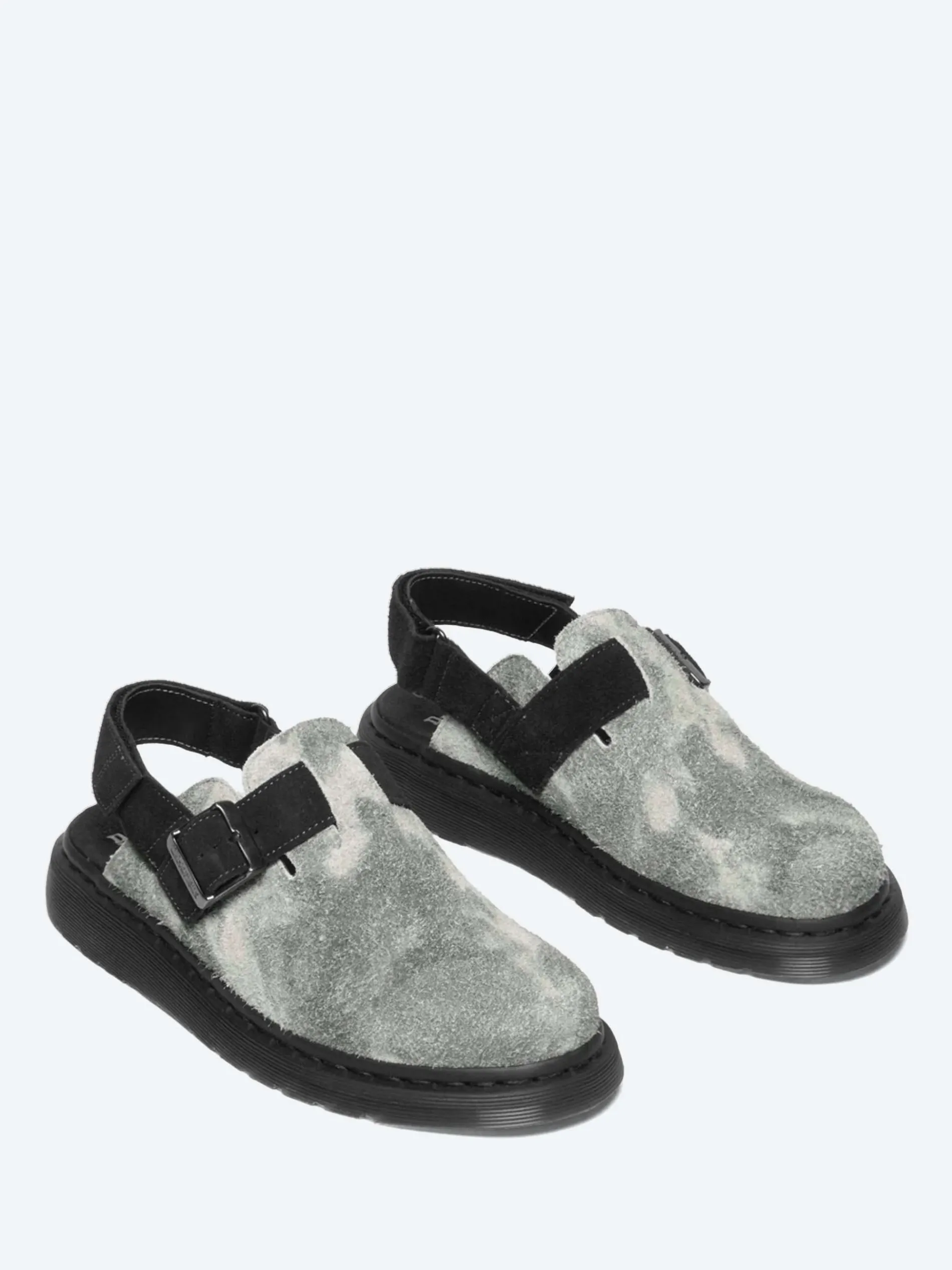 Dr. Martens - Jorge II Hairy Suede Slingback Mule in Warmed Stone