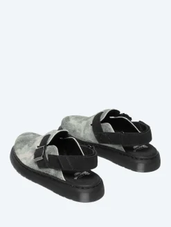 Dr. Martens - Jorge II Hairy Suede Slingback Mule in Warmed Stone