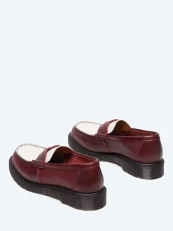 Dr. Martens - Penton in Burgundy and White